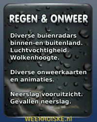 WEERHUISKE.nl - regen en onweer animatie wolkenhoogte actueel bliksem