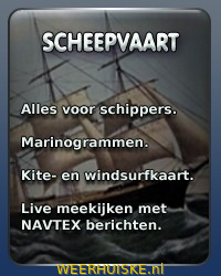 WEERHUISKE.nl - scheepvaart kitesurfers golfsurfers windsurfer marinogrammen